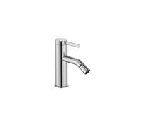 Roca Ona - Grifo Monomando para Bidé, Cuerpo Liso, Cromado EverShine, Cartucho Cerámico, Ahorro de Agua, Enlaces Flexibles Incluidos, Ref. A5A629EC00