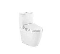 Roca Ona In Wash Inodoro compacto smart fabricado en porcelana de color blanco con función de lavabo y secado