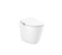 Roca Ona Inodoro smart fabricado en porcelana de color blanco para tanque empotrable con función de lavado y secado