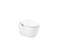 Roca Ona Inodoro suspendido smart de porcelana en color blanco para tanque empotrable con función de lavado y secado