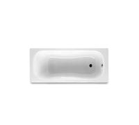 ROCA PRINCESS Bañera de forma rectangular de 170 cm fabricada en acero de color blanco - Sin vávula / Juego de patas universal / Con faldón lateral
