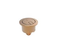 Roca Pulsador D8/D48 Doble Descargador de Cisterna (Oro Rosa Brillante)