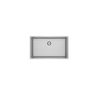 ROCA ROMA A870P10700 Fregadero de Acero 70cm con Cubeta y Escurridor - Sin accesorios