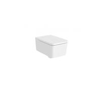 Roca Square Inspira Inodoro suspendido con un acabado en color blanco mate Rimless