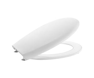 Roca Tapa y asiento Victoria con bisagras de acero blanco