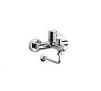 Roca Targa - grifo monomando exterior baño y ducha con inversor automático y codo enlace a pared para instal . Griferías hidrosanitarias Monomando. Ref. A5A2B96C00