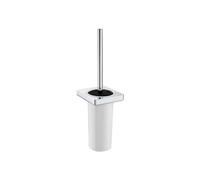Roca Tempo - Escobilla de WC de pared con soporte, cromo A817036001