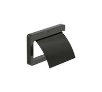 Roca Tempo - Portarrollos con tapa, negro A817033CN0