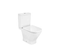 Roca The Gap Inodoro completo de salida horizontal fabricado en porcelana de color blanco - Asiento con tapa / Inferior