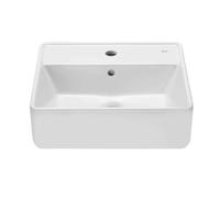 Roca The Gap - Lavabo sobre encimera 42x39 cm, con rebosadero, orificio para grifo, blanco A3270MM000