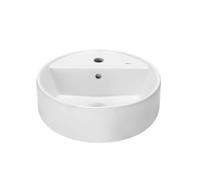 Roca Gap lavabo 40x40 cm circular sobre encimera blanco brillante A3270MK000