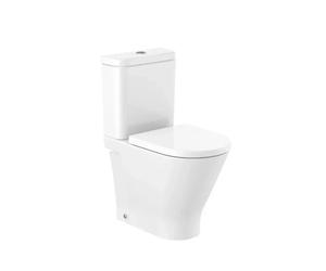 Roca The Gap Round Inodoro completo adosado a la pared de altura confort con tecología Rimless