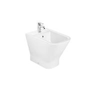 Roca Bidet The Gap A357477000 compacto adosado a pared, orificio grifería 350 mm blanco sin tapa
