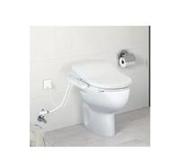 Roca Victoria A344398000 - Inodoro de Suelo con Cisterna Empotrada, Salida Vertical, Blanco - Multiclean Shower toilet Advance