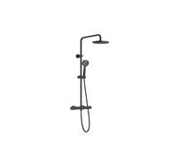Roca Columna de ducha termostática Victoria A5A9F18NB0 - Negro mate, versión nueva para pared