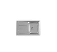 ROCA VICTORIA A874901A01 Fregadero de Acero 90cm Escurridor Izquierda - Con sifón