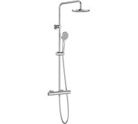 Roca Victoria conjunto de ducha a pared con termostato con rociador con efecto lluvia cromo A5A9F18C00