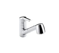Roca,Victoria,Grifería monomando para cocina con caño extraible giratorio y función ducha para aclarado,A5A8125C00
