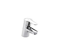 Roca Victoria-N - Grifo monomando para lavabo con desagüe automático, Griferías hidrosanitarias Monomando, Cromo Ref. A5A6025C00
