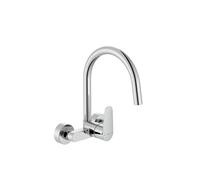ROCA VICTORIA PLUS A5A764FC00 Grifo monomando para cocina con caño giratorio en acabado color cromo