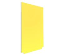 Rocada 6421R-1016 Pizarra Sin Marco Skinwhiteboard, Amarillo Azufre Escala Amarillos, MagnÃ©tica Modular, 100cm x 150cm