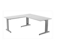 Rocada ala Mesa Rectangular, Metal, Gris, 22.00x62.00x185.00 cm