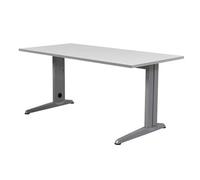 Rocada - Mesa de Oficina en Casa - Estructura de Aluminio - Tablero Gris - 200x80