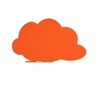 Rocada |Pizarra Naranja de Rotulador | Forma Nube | Magnética Sin Marco | Pizarra Imantada de Pared | Sistema de Sujeción Patentado con Imán | Pizarra Naranja 100x150 cm