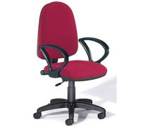 Rocada Silla de Escritorio Barata | Roja | Cómoda y Ajustable