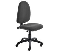 Rocada | Silla de Escritorio | Silla Oficina Azul | Cómoda y Ajustable | Ruedas | Regulable en Altura | Tapizada en Tela Ignífuga