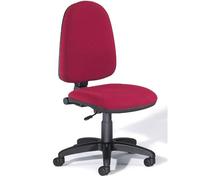 Rocada | Silla de Escritorio | Silla Oficina Color Roja | Cómoda y Práctica | Ajustable y con Ruedas | Regulable en Altura | Tapizada en Tela Ignífuga