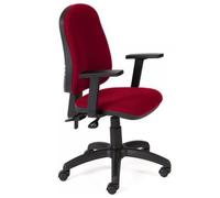 Rocada Silla Escritorio ErgonÃ³mica Color Rojo Reposabrazos Incluidos Silla Oficina Respaldo Regulable