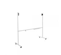Rocada, Soporte Móvil Giratorio, Soporte para Pizarra de Doble Cara, Ideal para Pizarra Doble Cara desde 120 cm a 200 cm de longitud, Incluye Bandeja y Ruedas,M-T-ST-2101E
