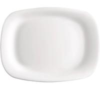 Rocco Bormioli - Plato blanco rectangular de la colección Parma - Medidas 20 x 28 cm (Paquete de 5)