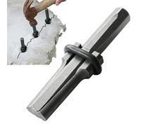 Rock Wedge - Divisor de cuña de metal de hierro de 105 x 18 mm | herramienta de separación de piedra de alta tenacidad tratada térmicamente, diseño de resorte de duradero | Boulder de granit