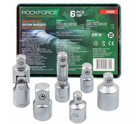 Rockforce, adaptadores 1/2 3/8 3/4' kpl. 6el., juego de adaptadores, u