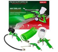 Rockforce conjunto de herramientas neumáticas 5 elementos