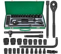 Rockforce professional tools juego de llaves de vaso y carraca 1/2' 24