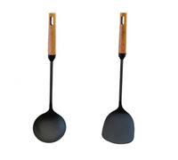 rockible 2 Piezas Unsilio Cocina Resisn Al Térmico Cuchara Cocina con Mango Vajilla para Cocción en Estufa