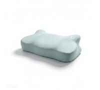 rockible Almohada Viscoelástica Cervical Mariposa Cojín de Espuma Memoria Soporte de Cuello y Cabeza Diseño Contorneado con Liberación de Presión Adecuada para, Azul, Superficie De Seda