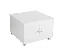 rockible Archivador Metálico Armario Gabinete Mueble Bajo con Pomos Metálicos y Carcasa Cerrada Acabado Suave y Presencia, 450 Mm Alto X 600 Mm Ancho X 600 Mm Profundidad