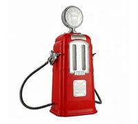 rockible Dispensador de Doble Dispensador de Bebidas Surtidor Distribuidor Servidor con Cuerpo Rectangular y Disco Decorativo Circular Estilo Nostálgico Apto, Array, Rojo