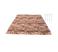 rockible Manta de Picnic, Esterilla Portátil para Tienda de Campaña, Lona Impermeable Plegable para Acampar, Esterilla para Actividades Y Senderismo, 3x2.9 M