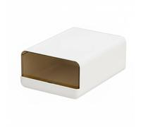 rockible Organizador de Cajón Contenedor Ropa Interior Caja Dividida Separador con Gaveta Deslizante Polipropileno Rígido y Diseño Apilable Adecuado para Armario Dormitorio Viajes, No Grid