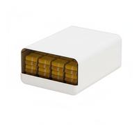 rockible Organizador de Cajón Contenedor Ropa Interior Caja Dividida Separador con Gaveta Deslizante Polipropileno Rígido y Diseño Apilable Adecuado para Armario Dormitorio Viajes, 15 Grids