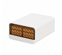 rockible Organizador de Cajón Contenedor Ropa Interior Caja Dividida Separador con Gaveta Deslizante Polipropileno Rígido y Diseño Apilable Adecuado para Armario Dormitorio Viajes, 10 Grids