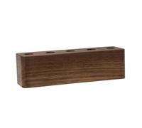 rockible Portalápices Madera Minimalista | Soporte para Bolígrafos, Organizador, Oficina, 5 Agujeros