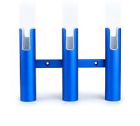 rockible Soporte para Cañas de Pescar Portacañas Organizador Bastidor para Embarcación con Barra de Montaje Horizontal y Blancas Adecuado para Barcas y Yates , 3120AB3