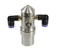 rockible Tobera Nebulización Acero Inoxidable Compacta Tobera Atomizadora Industrial Precisa Microaspersor para Profesionales, Talleres, Boquilla De Humidificación Para Cartón Corrugado Tipo Cono