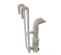 rockible Tubo Vertical PVC Resistente a Impactos Conjunto Tuberías SCH40 Tubo Curvado para Acuicultura, Tipo 110